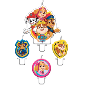 Paw Patrol kagelys - 4 stk.