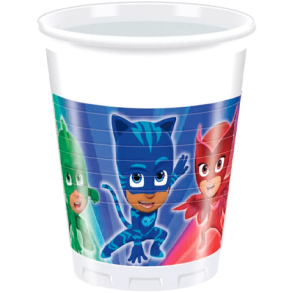 Pyjamasheltene plastikkrus - 8 stk.