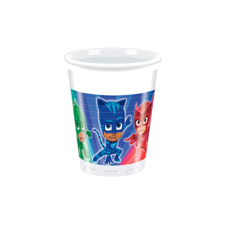 Pyjamasheltene plastikkrus - 8 stk.