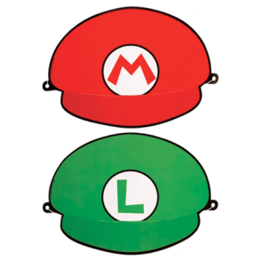 Super Mario fdselsdagshatte - 8 stk.