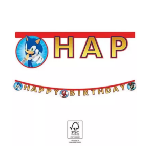 Sonic Happy Birthday Guirlande