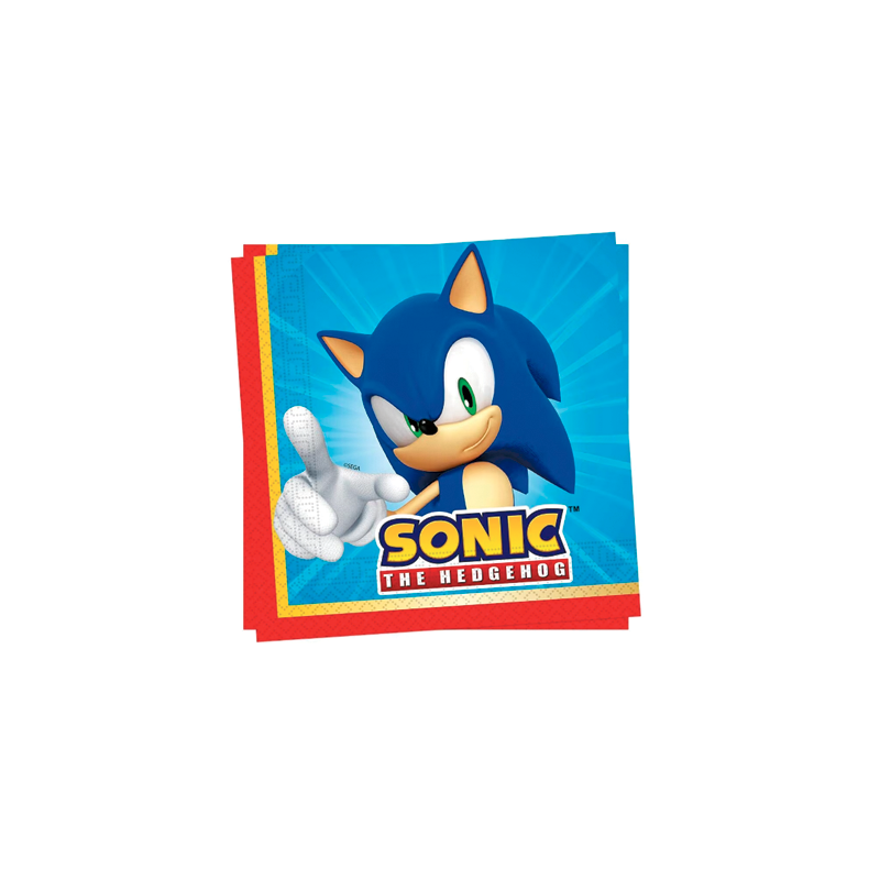 Sonic servietter - 20 stk.