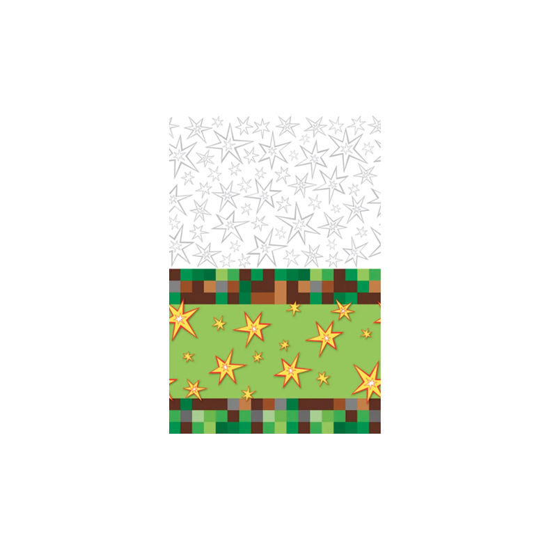 Minecraft TNT borddug - 120x180cm