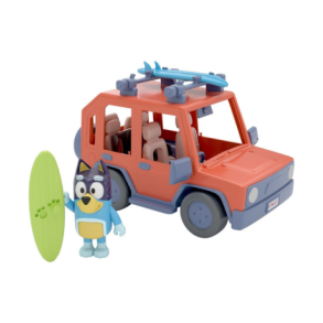 Bluey Action Figur med kretj Bluey Family Cruiser
