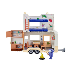 Bluey Action Figur med kretj - Bluey Caravan