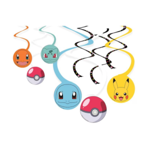 Pokemon hngende dekorationer - 6 stk.