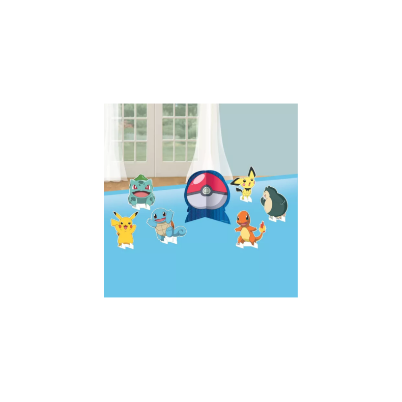 Pokmon Thunder temapynt til bord  -  7 dele