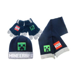 Minecraft vinter st - hue, halstrklde og handsker