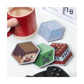 Minecraft bordsknere i Metal 4 stk.