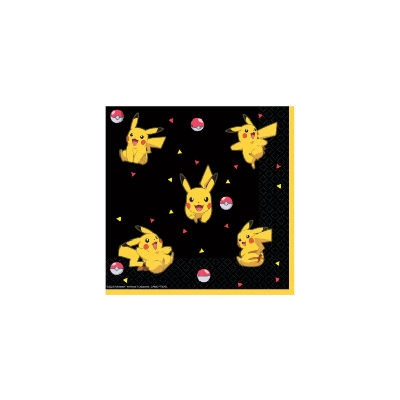 Pokemon servietter - 16 stk. - Thunder