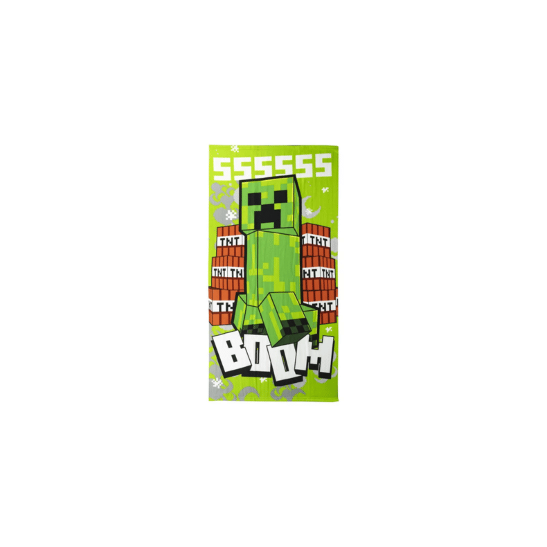 Minecraft Creeper hndklde - 70x140cm