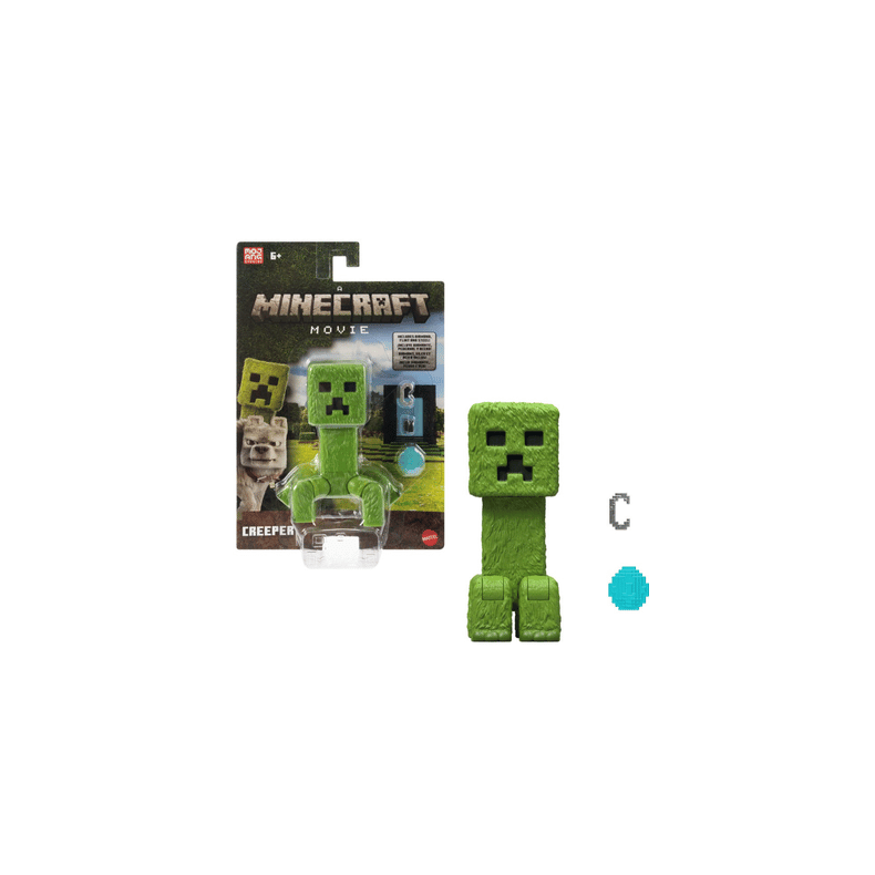 Minecraft creeper figur - 10cm - 2025 film