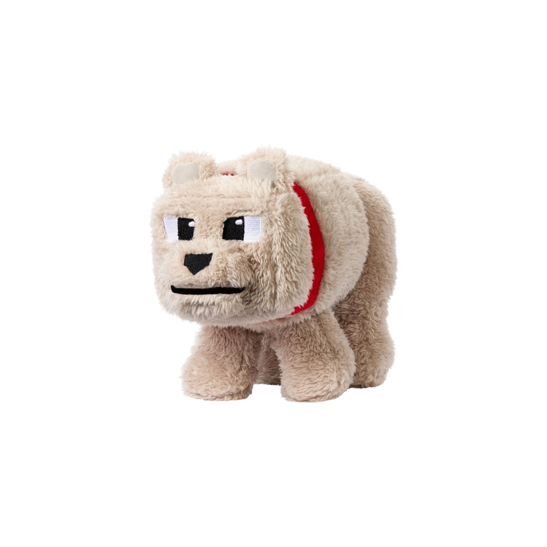 Minecraft Beige ulv bamse 20 cm