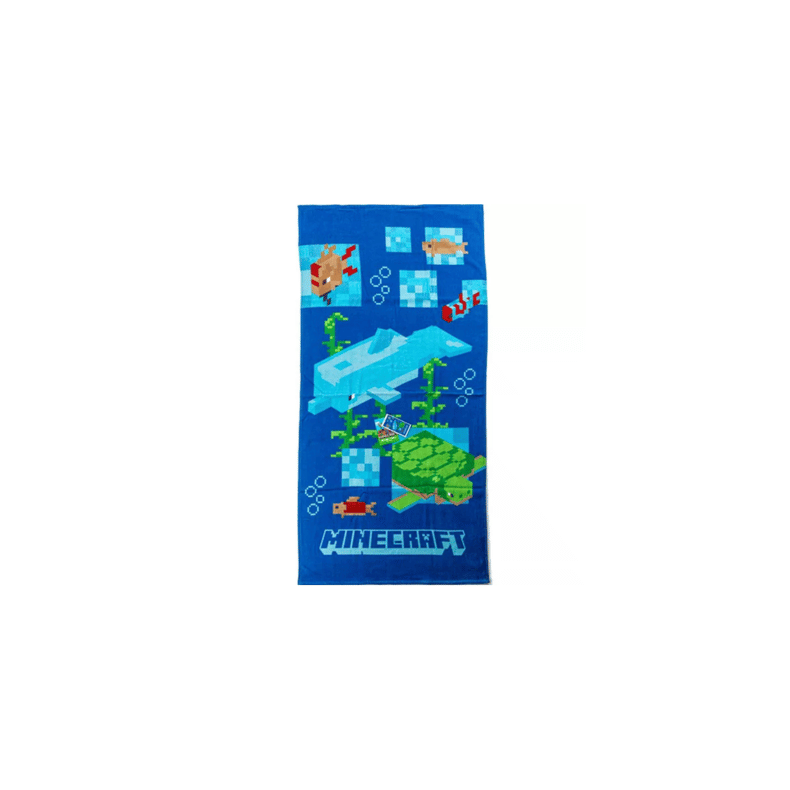 Minecraft Aquatic hndklde - 70x140cm