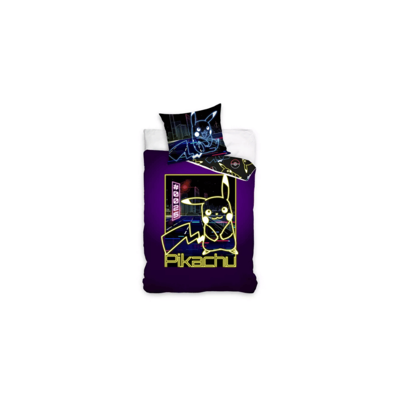 Pokemon sengetj - Neon - 140x200cm