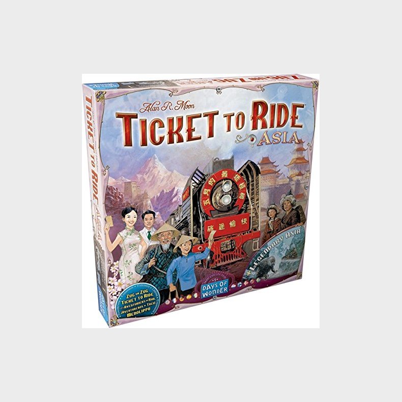 Ticket To Ride: Team Asia og Legendary Asia - Map Collection #1