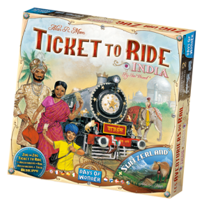 Ticket to Ride: India og Switzerland - Map Collection #2