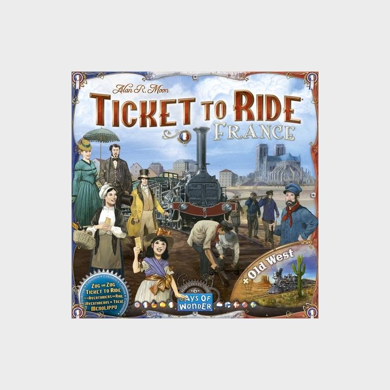Ticket to Ride: France og The Old West - Map Collection #6