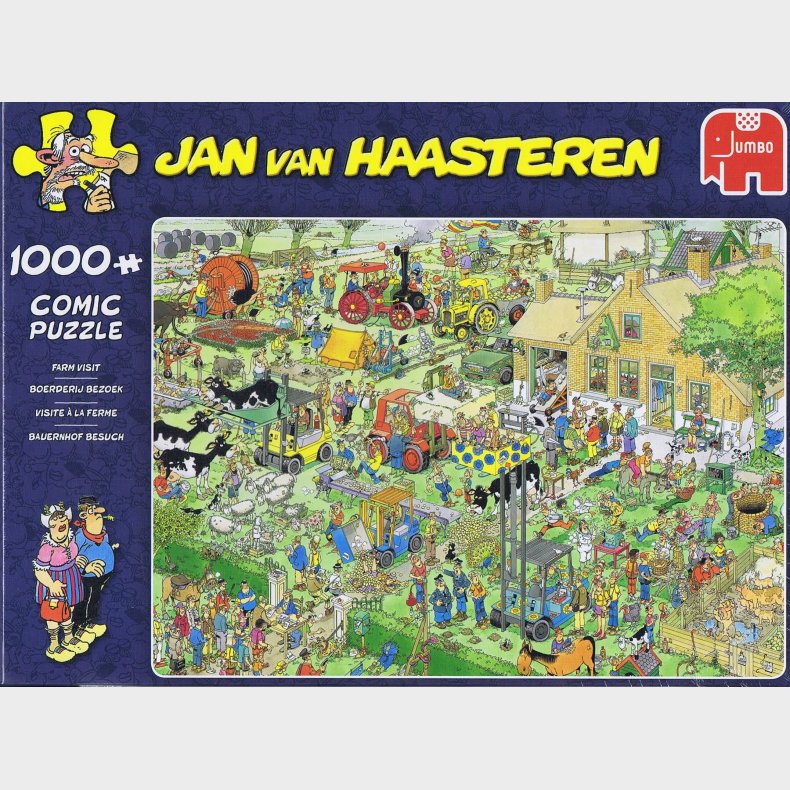 Jan van Haasteren - Farm visit - 1000 brikker