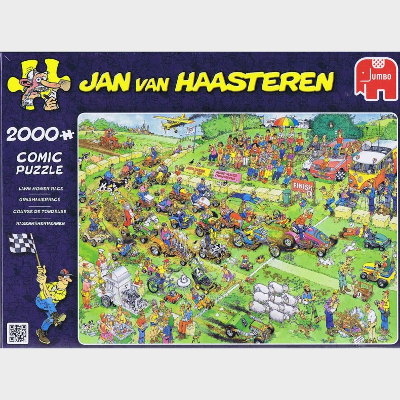 Jan van Haasteren - Lawn Mower Race - 2000 brikker