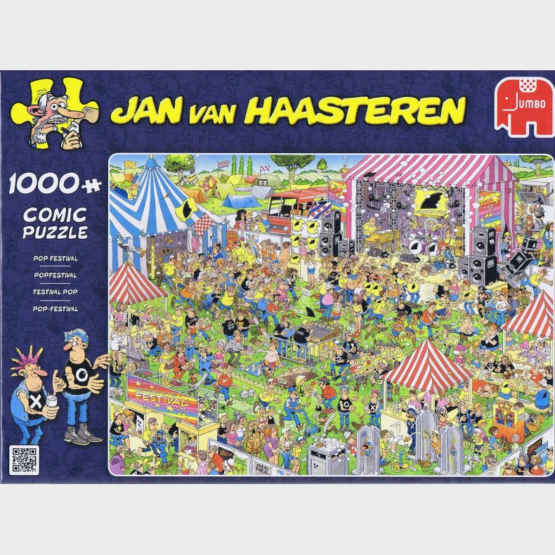 Jan van Haasteren - Pop Festival - 1000 brikker