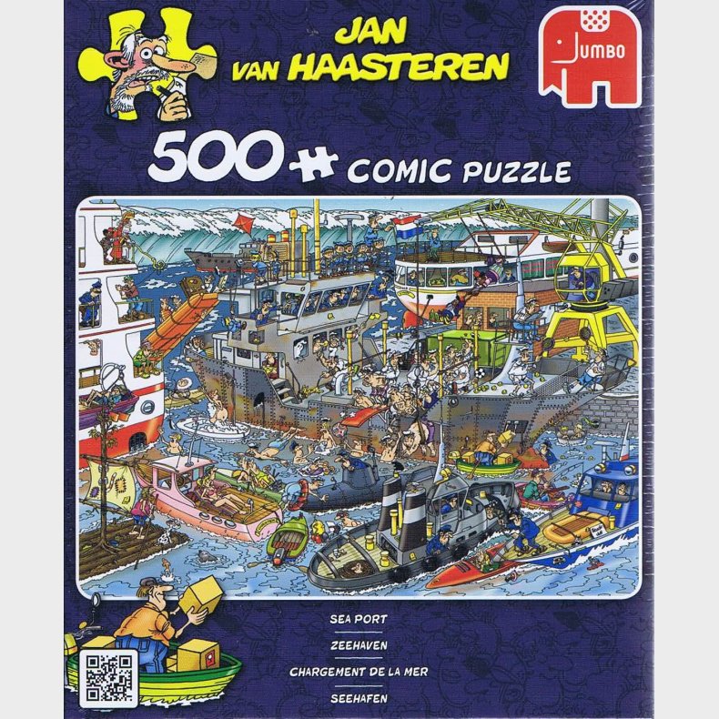 Jan van Haasteren - Sea Port - 500 Brikker