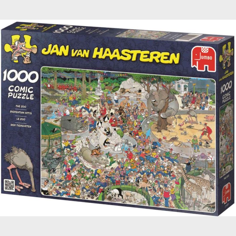 Jan van Haasteren - The Zoo - 1000 brikker