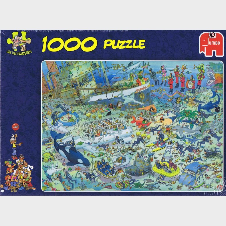 Jan Van Haasteren - Deep Sea Fun - 1000 brikker