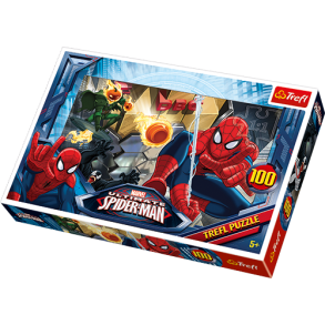 Spiderman Flugt, 100 brikker