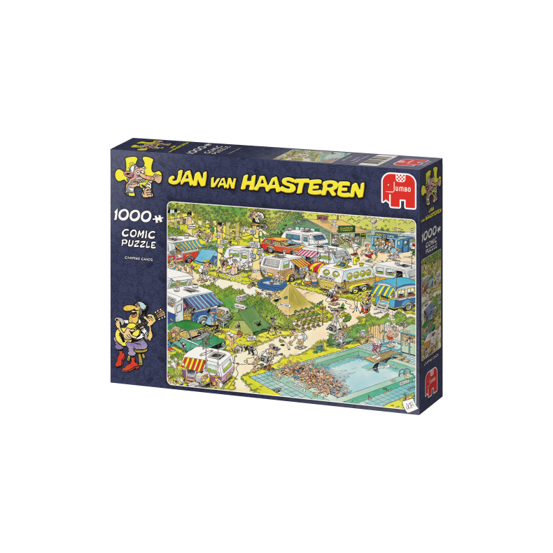 Jan van Haasteren - Camping Chaos - 1000 brikker