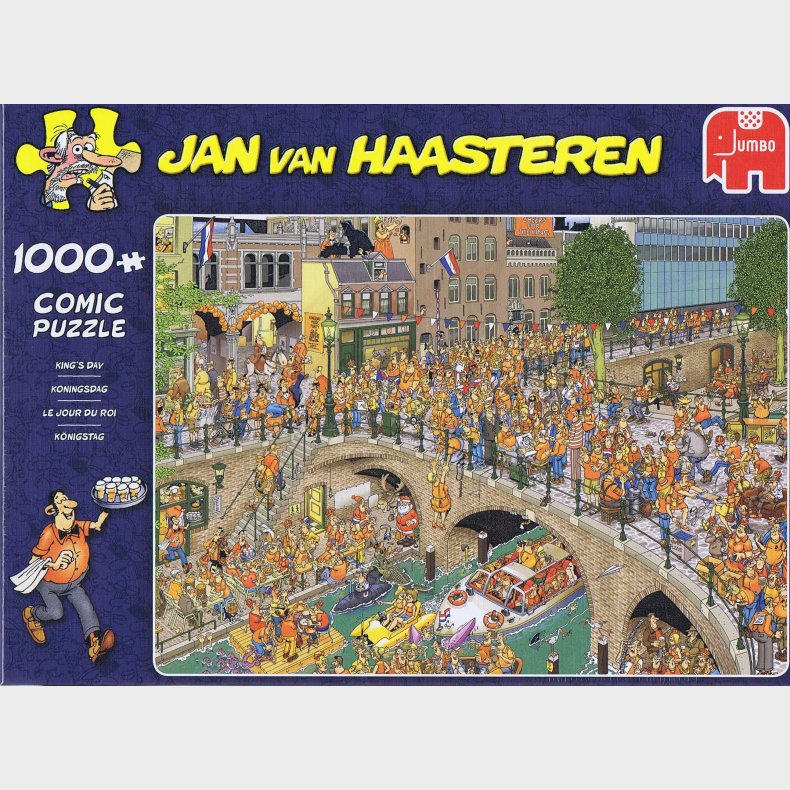 Jan van Haasteren - Kings day - 1000 brikker