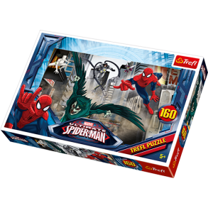 Spiderman Chasing Villain - 160 brikker