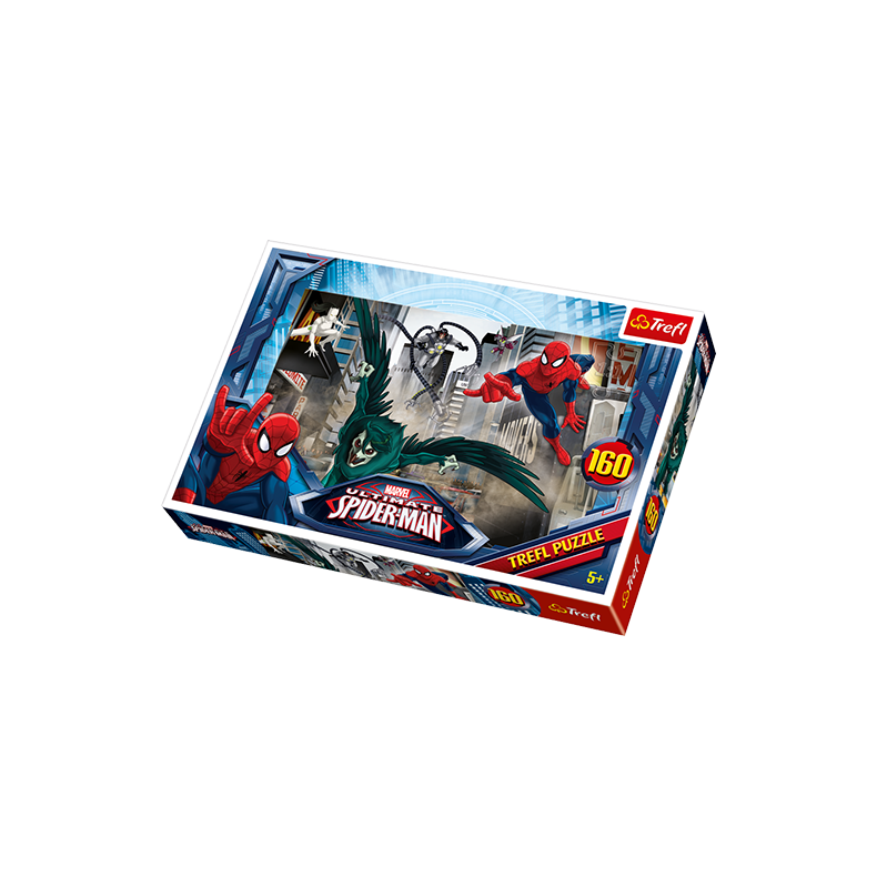 Spiderman Chasing Villain - 160 brikker