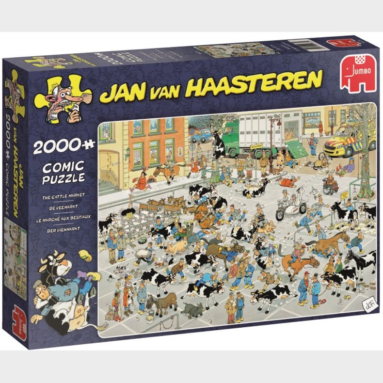 Jan van Haasteren - The Cattle Market - 2000 brikker