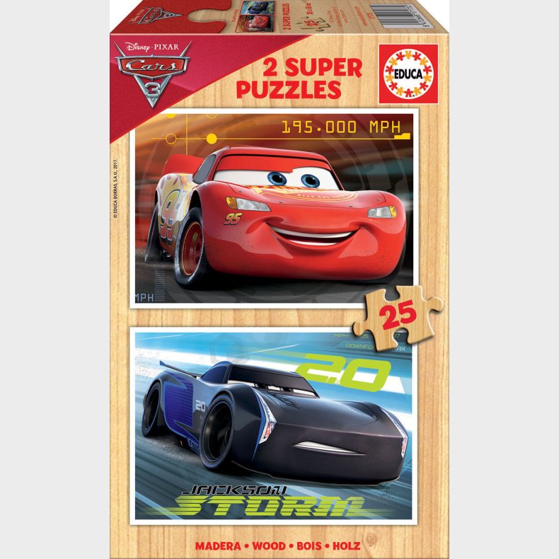 Cars 3 - 2x25 brikker