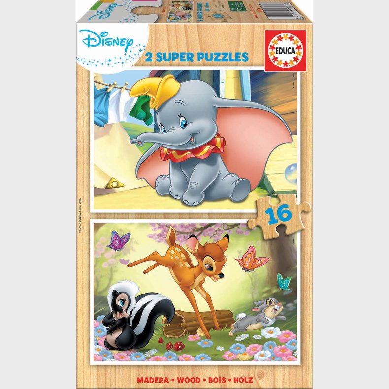 Disney Animals - Dumbo &amp; Bambi - 2x16 brikker