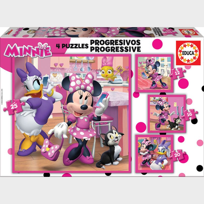 Minnie Happy Helpers, 4 puslespil