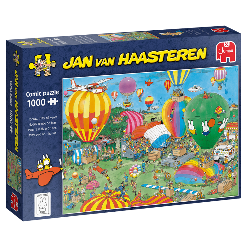 Jan van Haasteren - Hooray, Miffy 65 years - 1000 Brikker