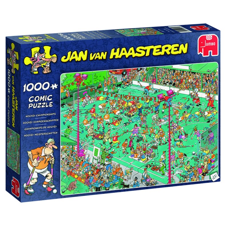 Jan van Haasteren - Hockey Championship - 1000 Brikker