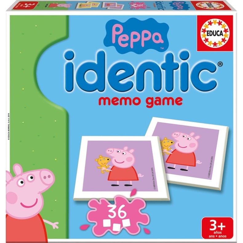 Gurli Gris vendespil (Peppa Pig Identic Memo)