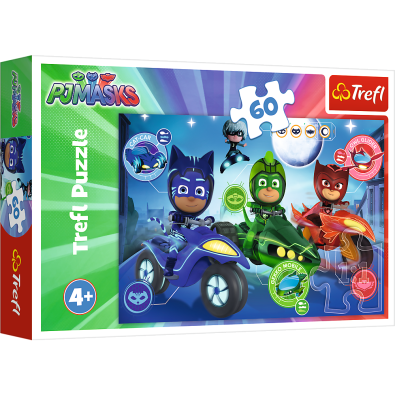 PJ Masks Night Race - 60 brikker