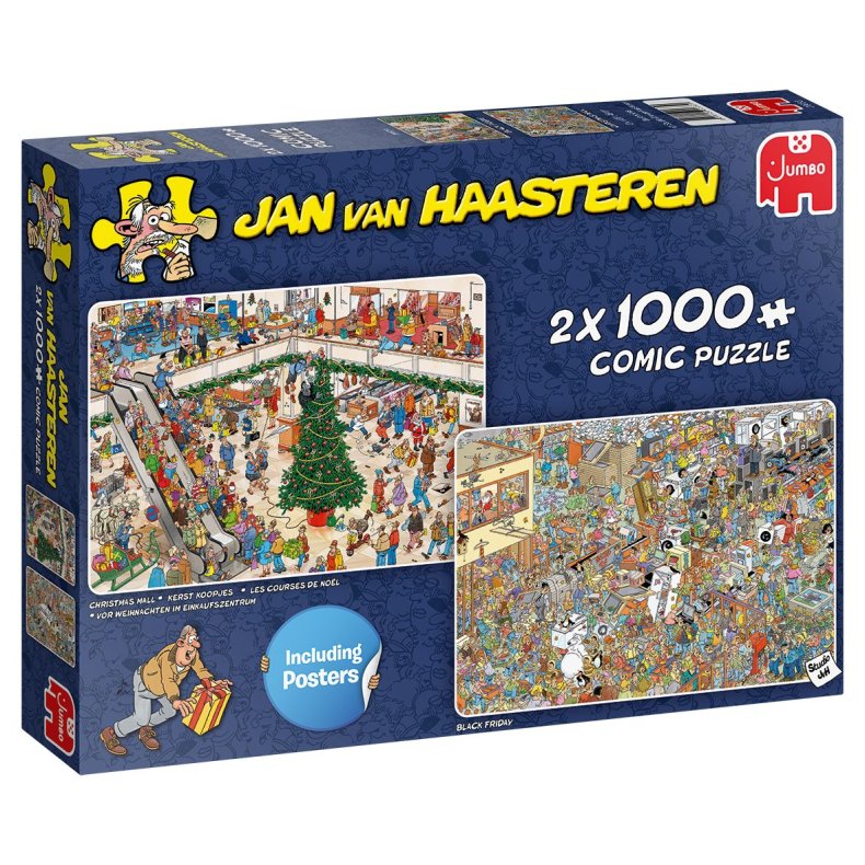 Jan van Haasteren - Holiday Shopping - 2&Atilde;1000 brikker