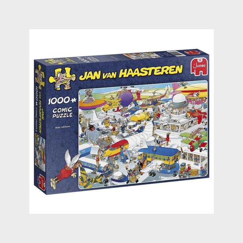 Jan van Haasteren - Busy Airport - 1000 brikker