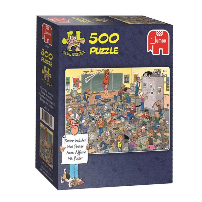 Jan van Haasteren - Find The Mouse - 500 brikker