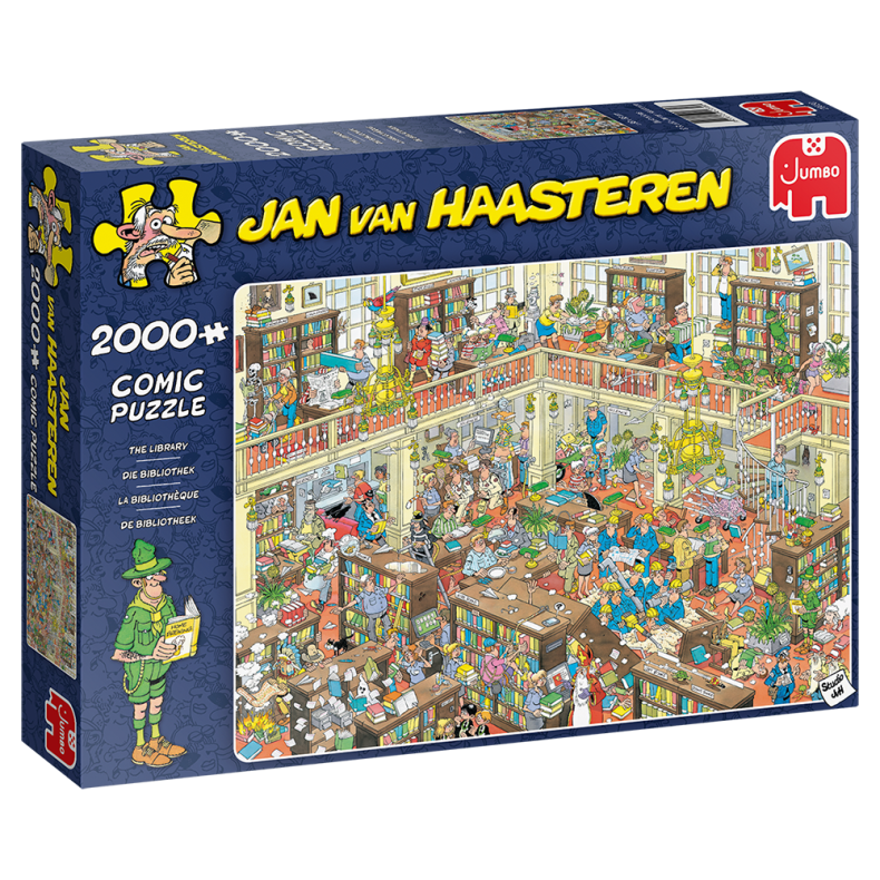 Jan van Haasteren - The Library - 2000 brikker