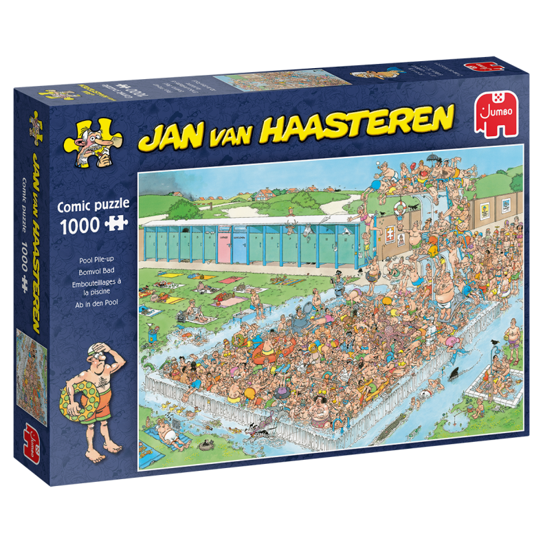 Jan van Haasteren - Pool Pile-Up - 1000 Brikker