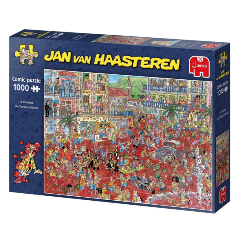 Jan van Haasteren - La Tomatina - 1000 Brikker