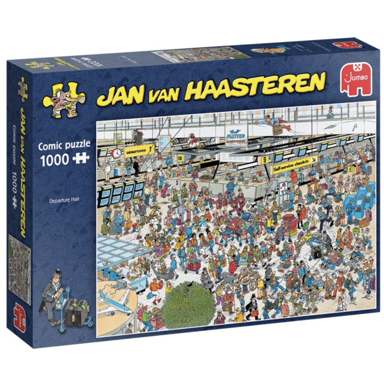 Jan Van Haasteren - Departure Hall - 1000 brikker