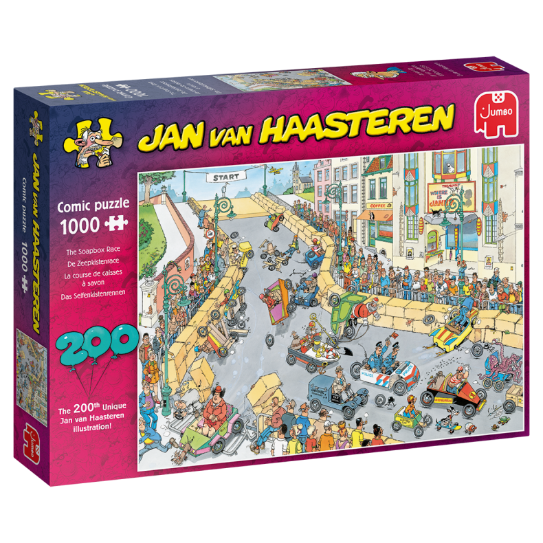 Jan Van Haasteren - 200th Puslespil illustration celebration! - 1000 brikker