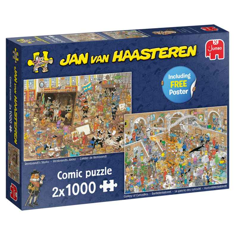 Jan van Haasteren - Besg p Museet - 2x1000 brikker